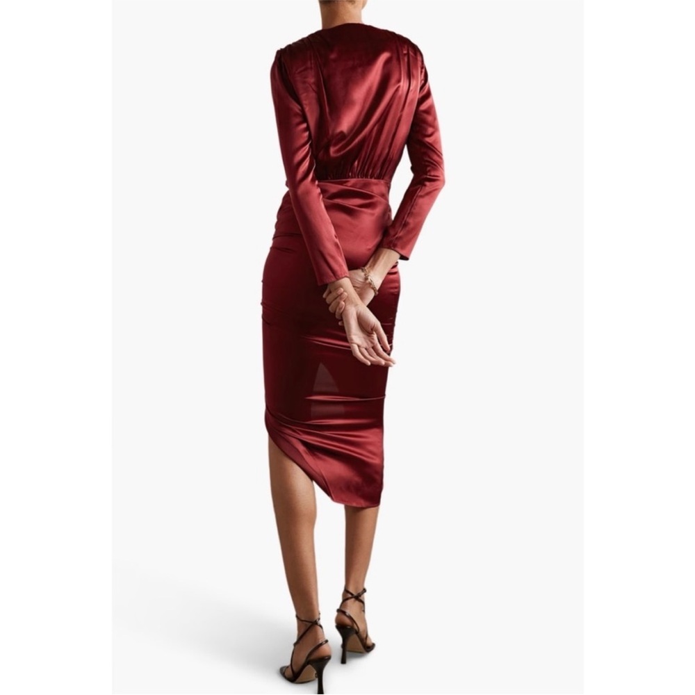 Veronica Beard Cameri Dress Cabernet - Picture 2 of 5